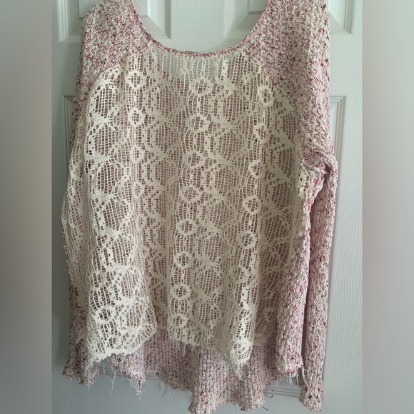 Raw Hem Free People Sweater - Picture 2 of 6